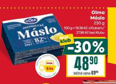 Olma Máslo 250 g 