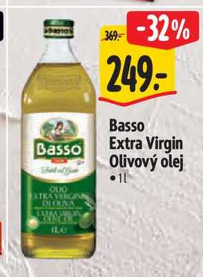 Basso Extra Virgin Olivový olej 1l
