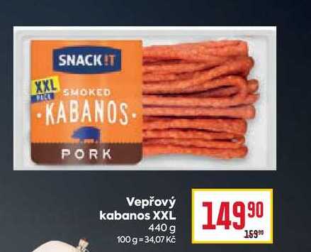 Vepřový kabanos XXL 440 g 