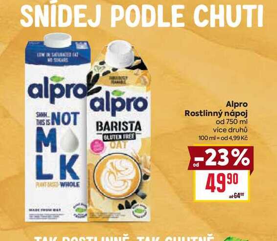 Alpro Rostlinný nápoj od 750 ml