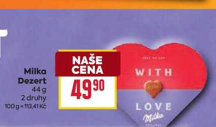 Milka Dezert 44 g