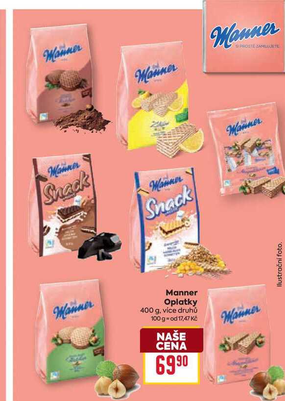 Manner Oplatky 400 g