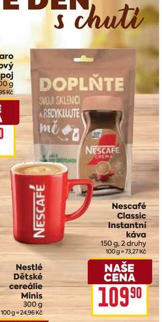 Nescafé Classic Instantní Κάνα 150 g