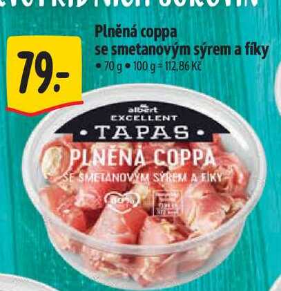 Plněná coppa se smetanovým sýrem a fíky 70 g
