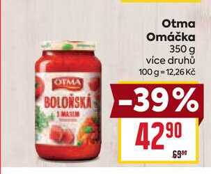 Otma Omáčka 350 g 