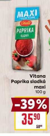 Vitana Paprika sladká maxi 100g