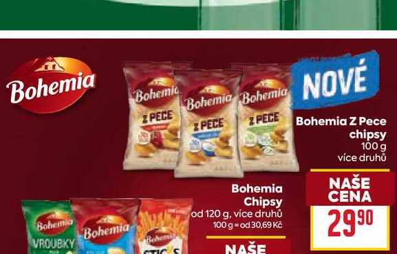Bohemia Z Pece chipsy 100g