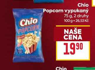 Chio Popcorn vypukaný 75 g