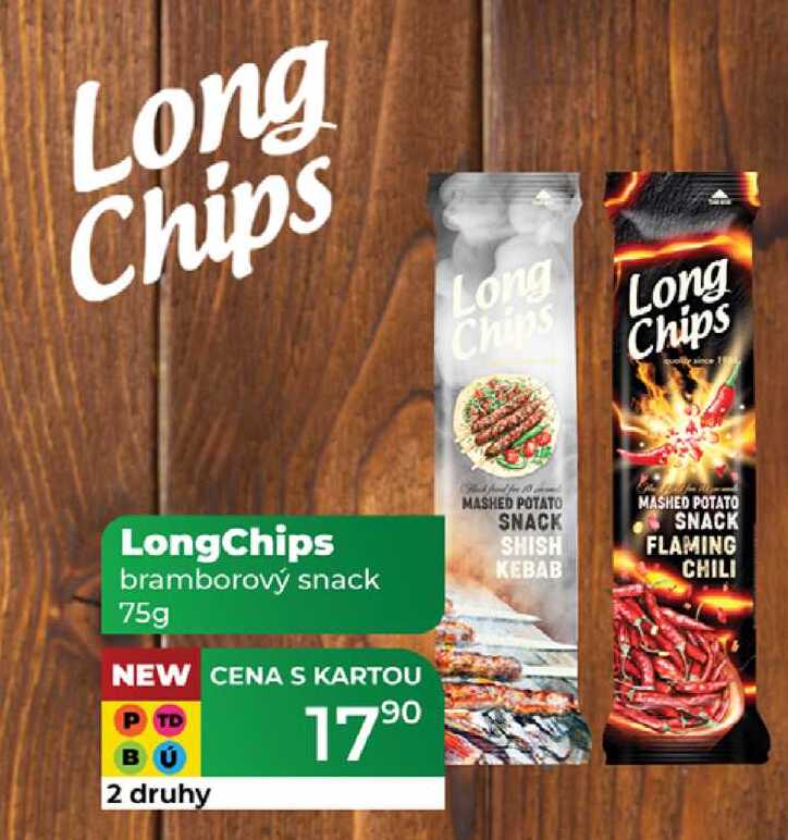 LongChips bramborový snack 75g  