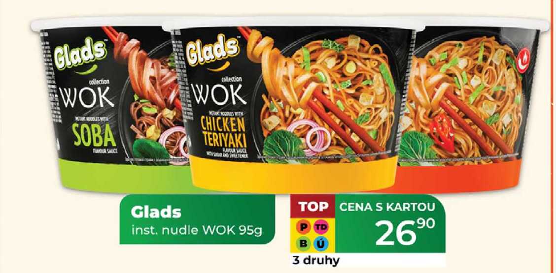 Glads inst. nudle WOK 95g 