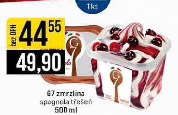 G7 zmrzlina spagnola třešeň 500 ml 