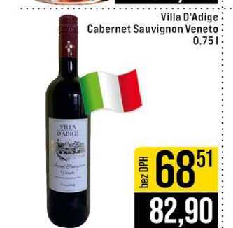 Villa D'Adige Cabernet Sauvignon Veneto 0,75l