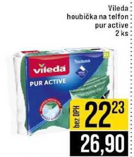 Vileda houbička na telfon pur active 2 ks