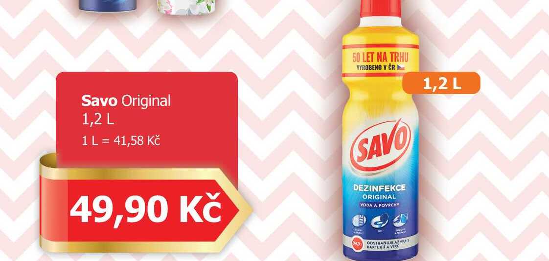 Savo Original dezinfekční přípravek 1,2l