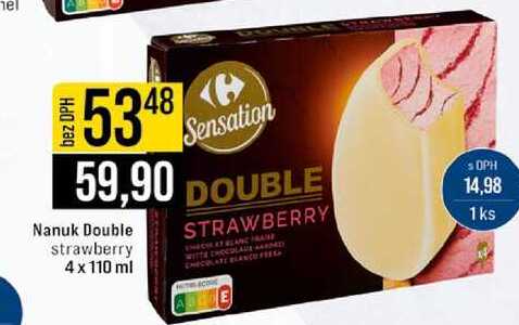 Nanuk Double strawberry 4 x 110 ml 