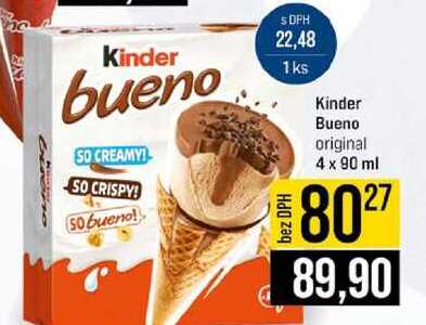 Kinder Bueno original 4 x 90 ml 