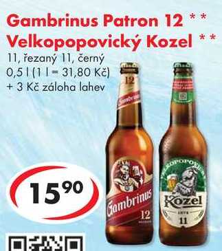 Gambrinus Patron 12, 0,5 l