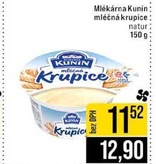 Mlékárna Kunín mléčná krupice natur 150 g