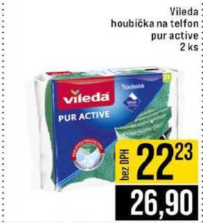 Vileda houbička na telfon pur active 2 ks 