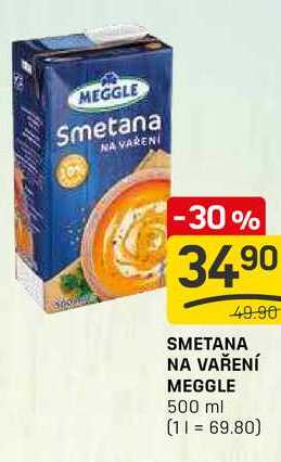 SMETANA NA VAŘENÍ MEGGLE 500 ml 