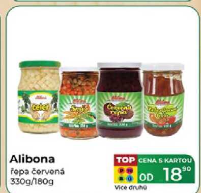 Alibona řepa červená 330g/180g 