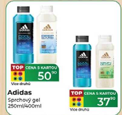 Adidas Sprchový gel 250ml/400ml  