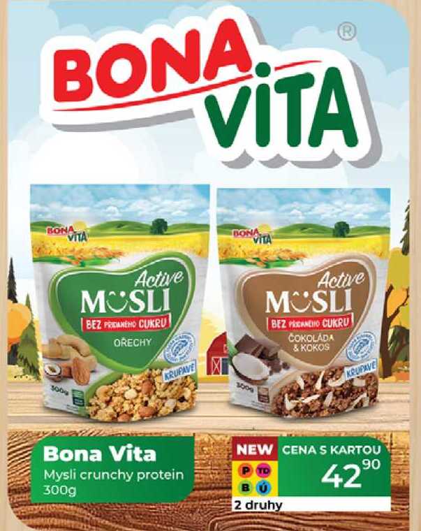 Bona Vita Mysli crunchy protein 300g 
