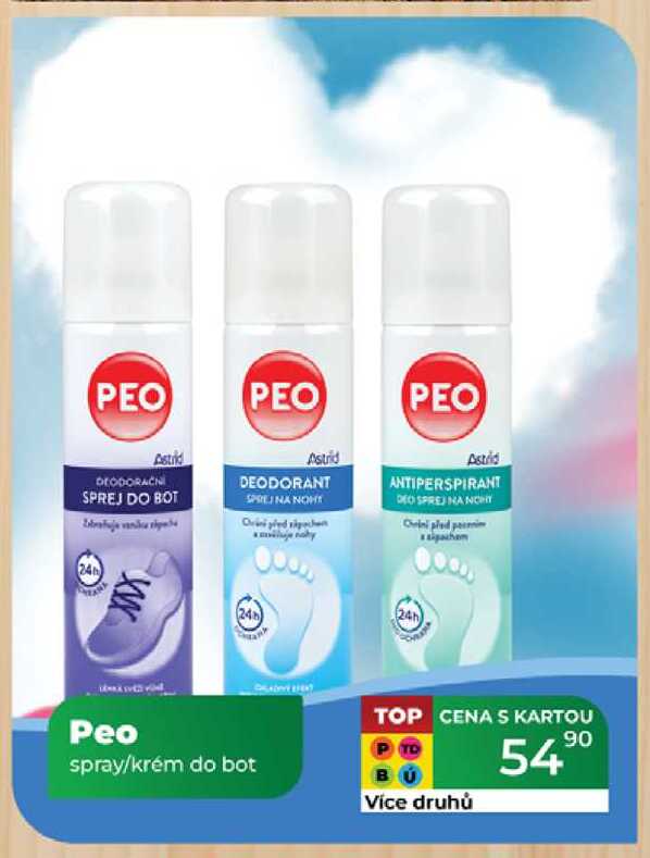 Peo spray/krém do bot 