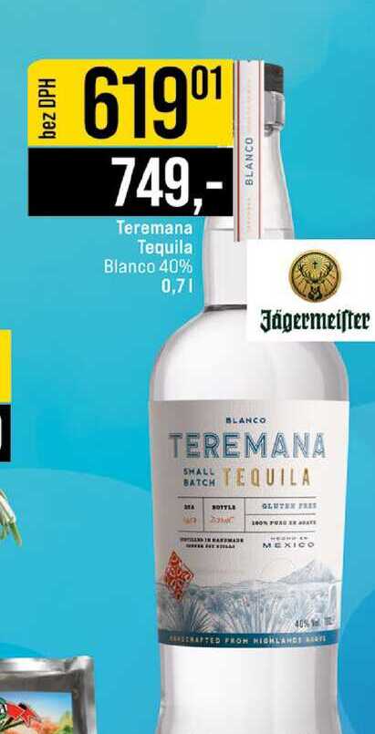 Teremana Tequila Blanco 40% 0,7l
