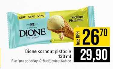 Dione kornout pistácie 130 ml 