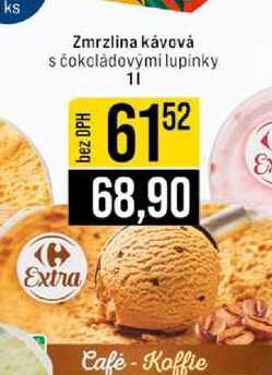 Zmrzlina kávová s čokoládovými lupinky 1l