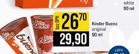Kinder Bueno original 90 ml 