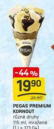 Pegas Premium Kornout 115ml