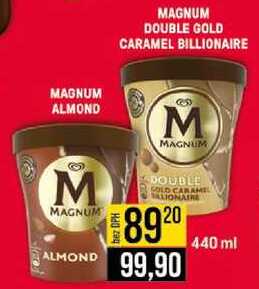 MAGNUM DOUBLE GOLD CARAMEL BILLIONAIRE 440ml
