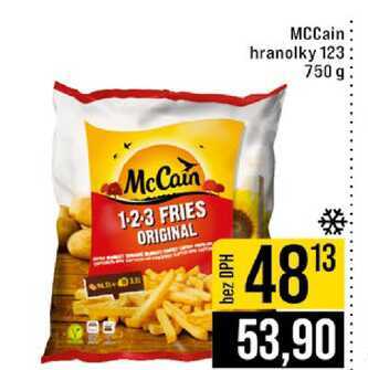 MCCain hranolky 123 750 g