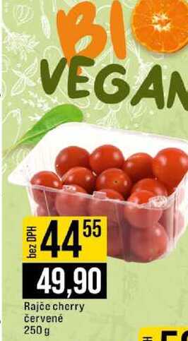 Rajce cherry červené 250 g