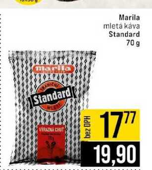 Marila mletá káva Standard 70 g
