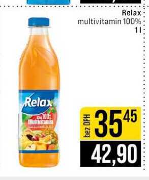 Relax multivitamin 100% 1l