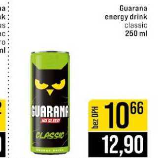 Guarana energy drink classic 250 ml