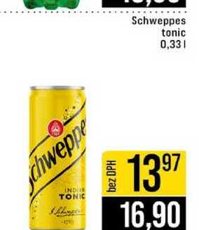 Schweppes tonic 0,33l 