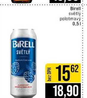 Birell světlý polotmavý 0,5l