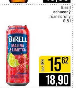 Birell ochucený různé druhy 0.5l