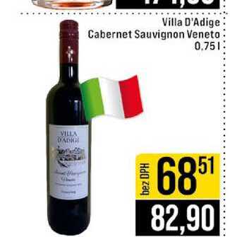 Villa D'Adige Cabernet Sauvignon Veneto 0,75l