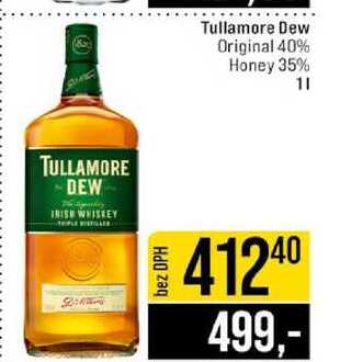 Tullamore Dew Original 40% Honey 35% 1l