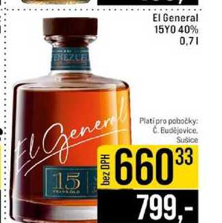 El General 15YO 40% 0,7l