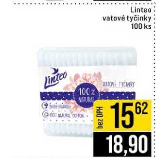 Linteo vatové tyčinky 100 ks 