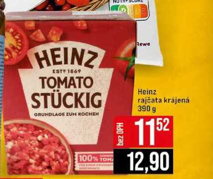 Heinz rajčata krájená 390 g 