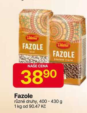 Vitana Fazole různé druhy, 400 - 430 g