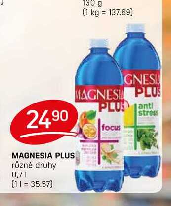 MAGNESIA PLUS různé druhy 0,7l