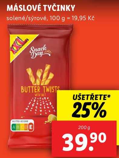 MÁSLOVÉ TYČINKY, 200 g
